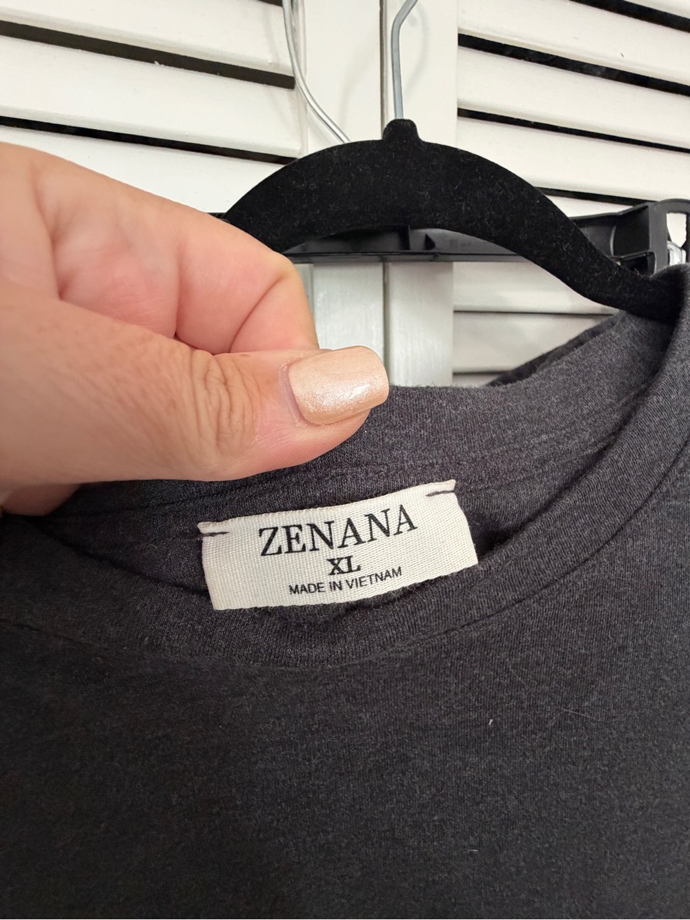 Zenana Outfitters Charcoal Two-Piece Lounge Top & Joggers Size XL - Picture 4 of 8